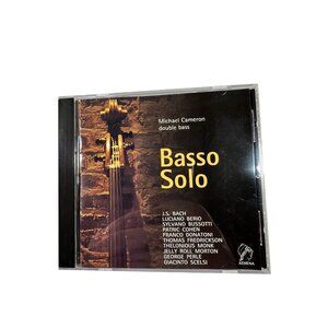 Basso Solo Michael Cameron Double Bass CD J.S. Bach & More 1997 Athena